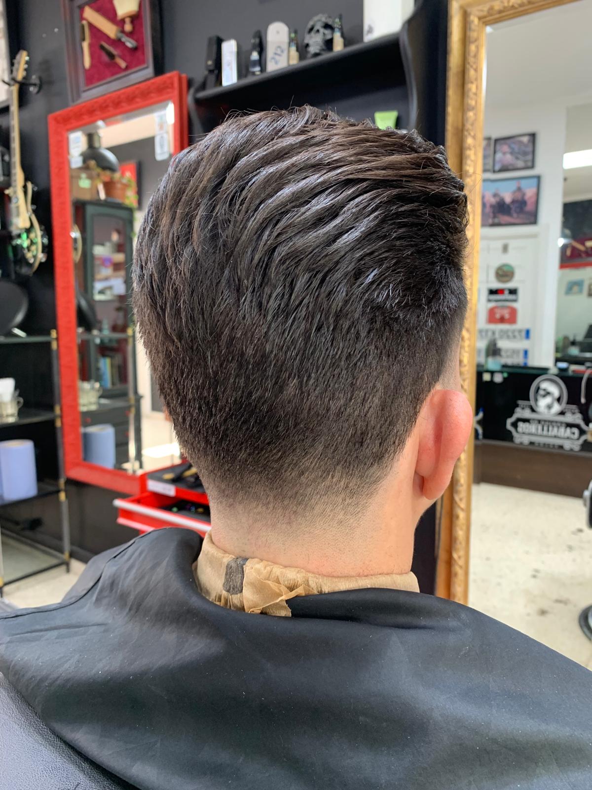 Corte de cabello terminado